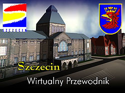 Przykad grafiki promocyjnej Szczecina